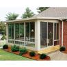 Buy cheap Toughened Glass Greenhouse Safe Home Winter Sun Room Thermal Insulation Aluminium And Glass Greenhouse Ultraviolet Protection from wholesalers