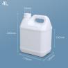 Buy cheap 1 Gallon Fluorinated Hdpe Bottles Square Jerry Can Screen Printing from wholesalers