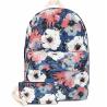 Buy cheap Fashion Lightweight Travel Backpack School Bag With Wallet Peony Printed from wholesalers
