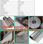 Double side Aluminium foil backed fiberglass fabric attic radiant barrier cloth