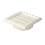 Food Shop 100mm To 200mm Air Plastic Eggcrate Bathroom Door Plastic Gravity Air