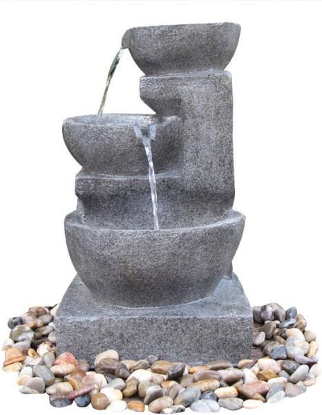 Buy cheap Hand Cast Indoor / Outdoor Tiered Water Fountains In Faux Stone Bowl from wholesalers