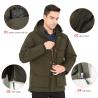 Buy cheap Electric Rechargeable Heated Clothes Heated Jacket For Men With Battery Pack from wholesalers