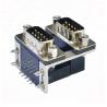 Buy cheap Male To Male D Sub Connector DIP Double Row With Tin Or Gold Over Nickel from wholesalers