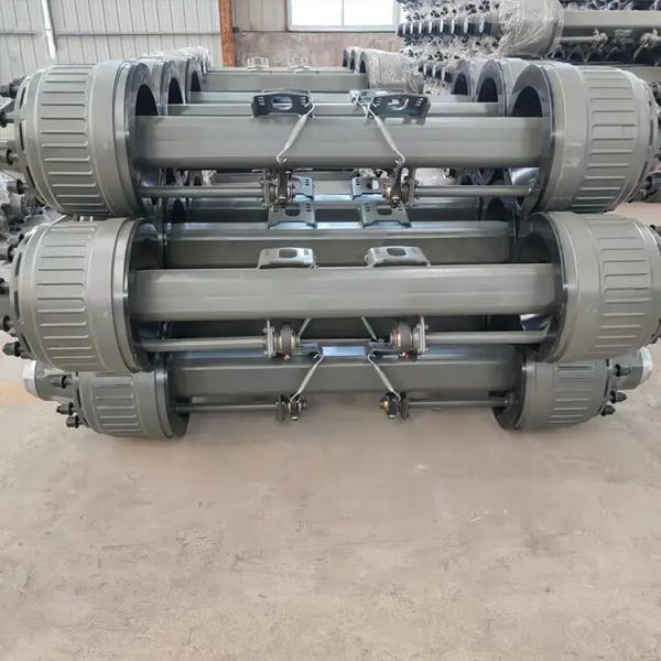 China Factory Trailer Axle Axel 20T with Trailer Rims Wheels trailer parts