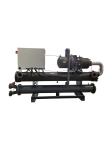 Compact Water Cooled Screw Chiller 410HP 410KW/Hr Cooling Capacity
