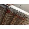 Buy cheap Aluminum Chain Link Metal Mesh Curtain Copper Color For Decorative Room Divider from wholesalers