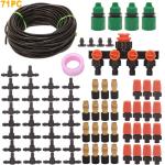 10m 30m 50m Drip irrigation Kit Garden Water Hose 4-Way Splitter Micro
