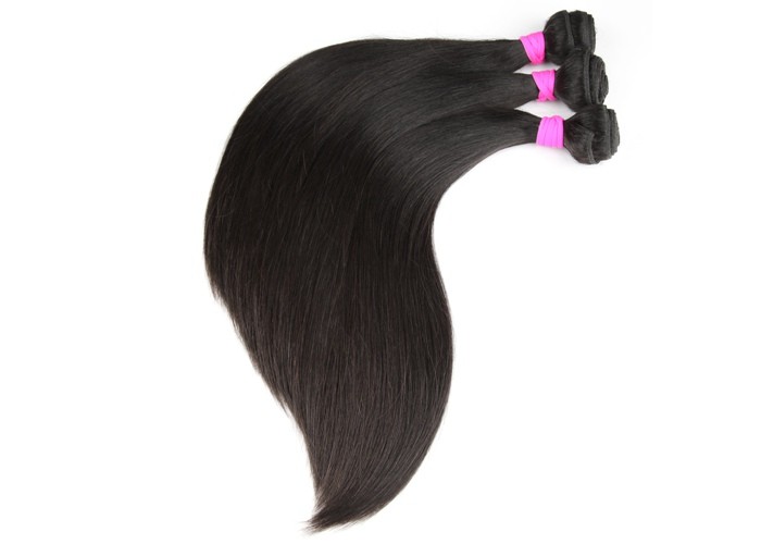 Silky Straight Grade 7A Brazilian Hair Weave / Virgin Hair Extensions