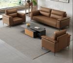 Luxury Leather Sofa Italian Sectional Sofa Office Room Hall Waiting Couch Office