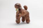 Inspired Aesthetic Handmade Wooden Dolls Wood Dog Sculpture Spotless