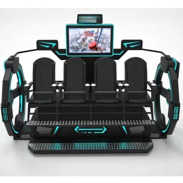Buy cheap Dreamland virtual reality vr park 4 players vr roller coaster 9d vr chair cinema for sale from wholesalers