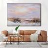 Buy cheap Hotel Office Decorative Painting Modern Hand Painted Pictures of Autumn Trees Landscape Oil Painting on Canvas Support Base from wholesalers