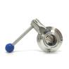 Buy cheap Food Grade Stainless Steel Valves 1.5" Tri Clamp Butterfly Valve Ss304 from wholesalers