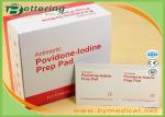 Disposable Antiphlogosis Povidone-Iodine Prep Pad Wipe Cleanser Swab for First