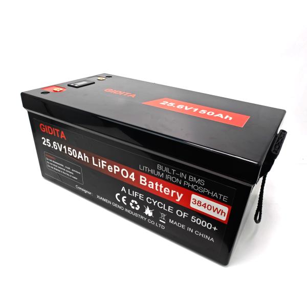 Buy cheap KC / CE Certification 150Ah LiFePO4 Battery 25.6V Solar Lithium Battery from wholesalers