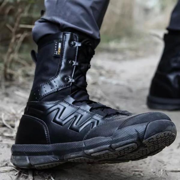 Buy cheap Tan Black Military Boot Lace Locks Quick Wind Sand Shock Absorption from wholesalers
