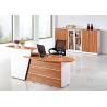 Buy cheap Fantastic Appearance Office Counter Desk Golden Teak Color 2200W*800D*750H MM Size from wholesalers