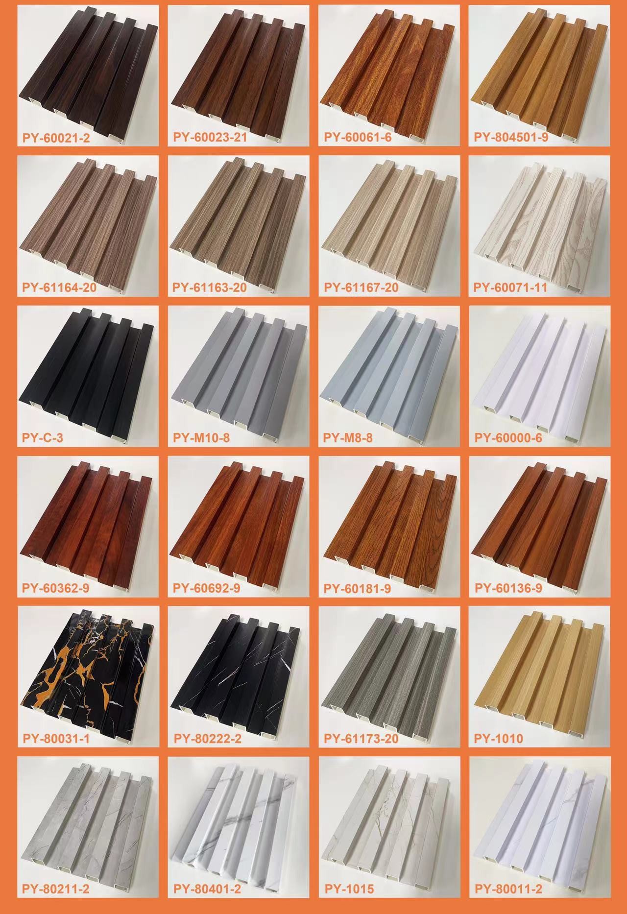 Acoustic Interior wall decor wood 3d wall panel slat WPC Cldding WPC Fluted Wall Panels