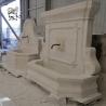 Buy cheap Beige Marble Wall Water Fountain Outdoor Large Stone Fountains Hand Carved Villa Garden Decoration from wholesalers