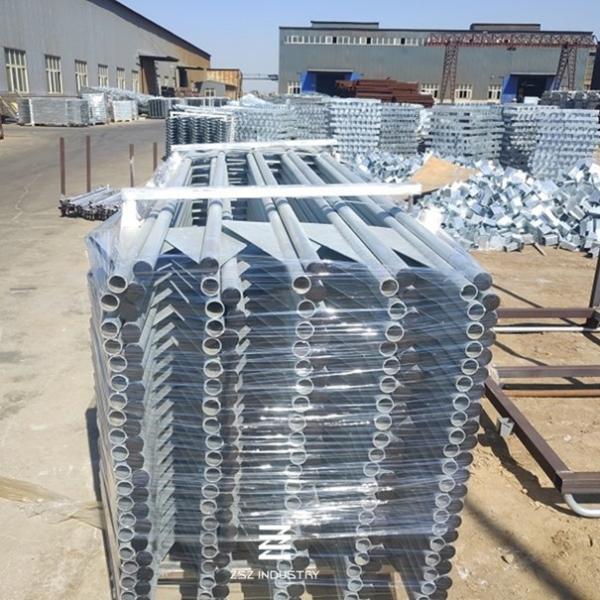 Buy cheap Iron Tube Metal Fence Posts Hot Dipped Galvanizing Fence Panel 150mm Wing Width from wholesalers