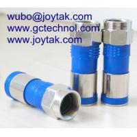 Buy cheap F male compression connector coaxial connector waterproof for RG6 coaxial cable product