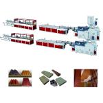 Buy cheap Plastic Recycling WPC Extrusion Line PE / PE Product Outdoor Decorations from wholesalers