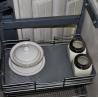 Buy cheap Waterproof Cabinet Shelf Mat with Diamond Pattern Non-Slip Bathroom Drawer Liner Eva Grey from wholesalers