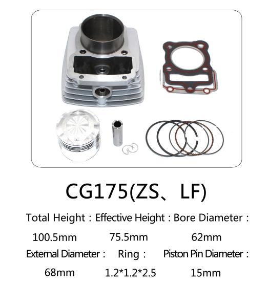 Buy cheap ZS/LF CG175 Motorcycle Cylinder Kit 100.5mm Total Height For Motorcycle Engine Parts from wholesalers