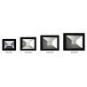 Buy cheap IP65 10w 700lm Stadium Waterproof Led Flood Lights With Tempered Glass , Black Aluminum Body from wholesalers