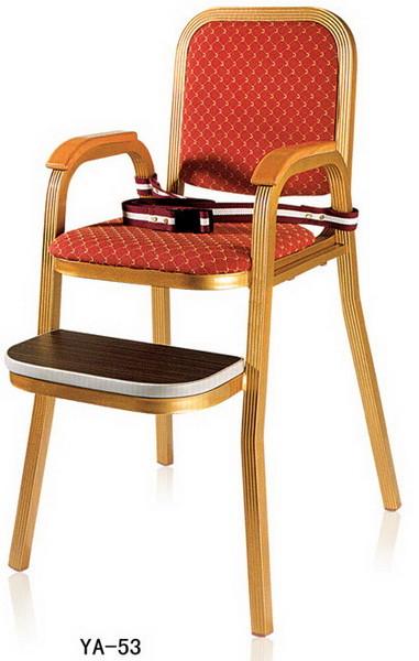Quality Factory price wholesale strong aluminium BB dining chair in restaurant hall (YA-53) for sale