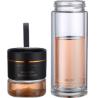 Buy cheap Heatproof Borosilicate Glass Water Bottle 300ml Double Wall Glass Tea Infuser from wholesalers