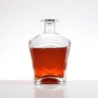 Buy cheap Customized 500ml 750ml Clear Empty Glass Bottle for Gin Whiskey Liquor Brandy product