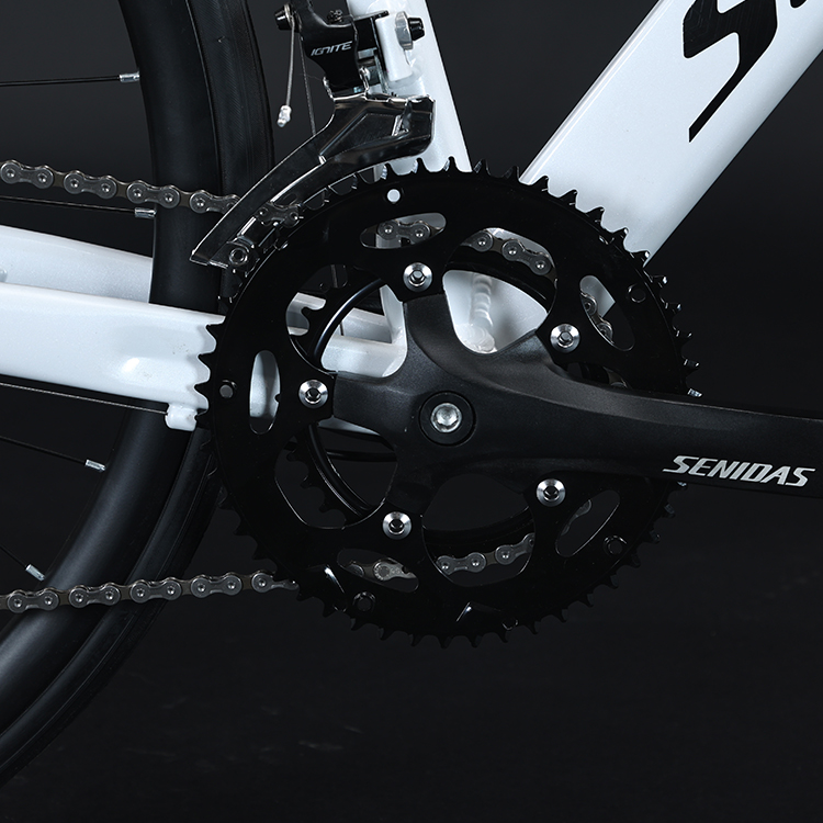 Lightweight Aluminum Frame Road Bicycle With 18 Speed And Hydraulic Brake For Control