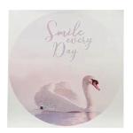 Custom Luxury Home Decor White Swan Relief Painting Oil Painting Wall Art