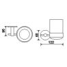 Buy cheap Glass Bathroom Tumbler Holders OEM ODM Toothbrush Tumbler Holder from wholesalers