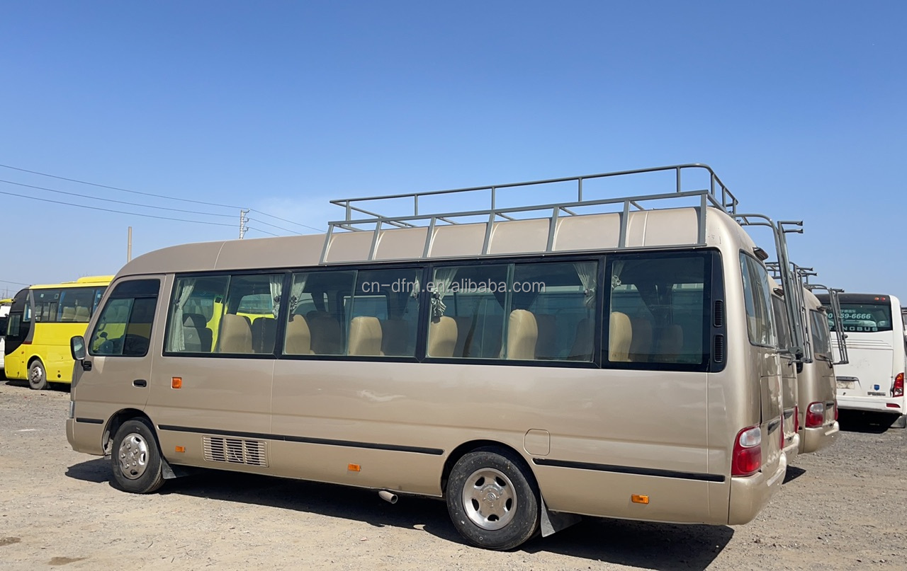 Refurbished 23 6 Seats Capacity Toyota Coaster Bus Used with 15B-FT Engine Model