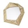 Buy cheap Round Oval sunburst Gold Wall Mirror For Bathroom Decorative from wholesalers