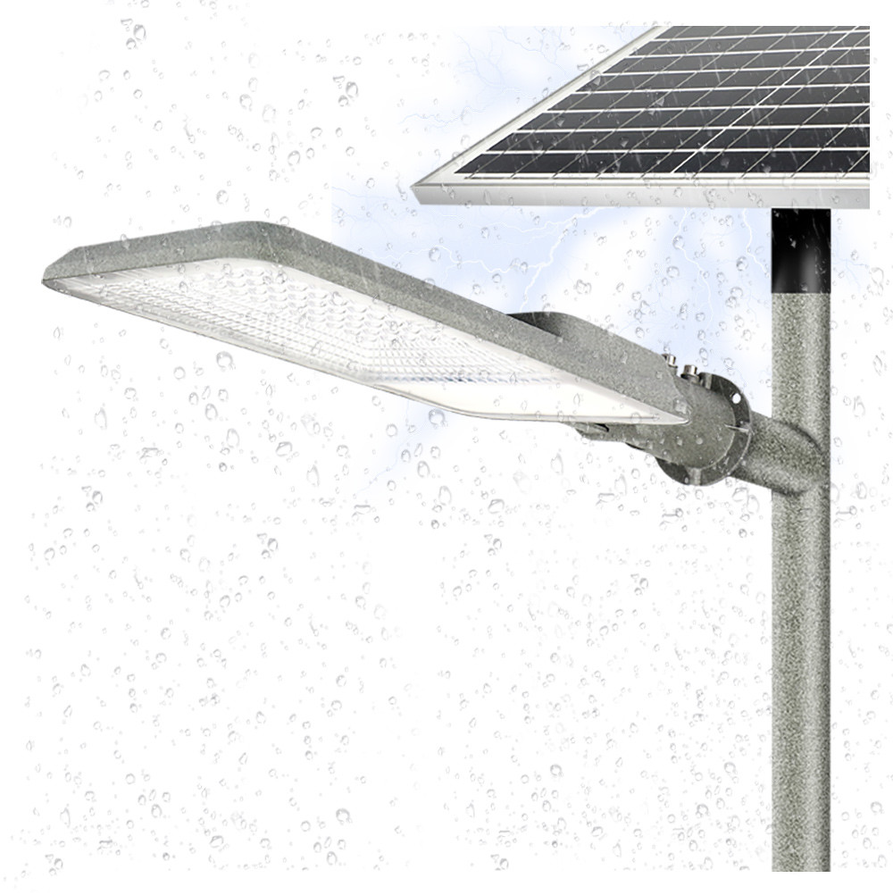 Integrated All In One 70W Solar Powered LED Street Lights Outdoor With Lithium Battery 6500K