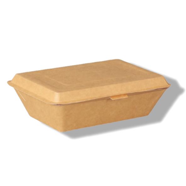 Buy cheap 400ml Corrugated Clamshell Box Customizable Paper Take Out Food Containers from wholesalers