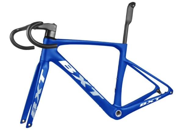 Buy cheap 700C Full Carbon Fibre Gravel Road Bike Frameset Small Thru Axle from wholesalers