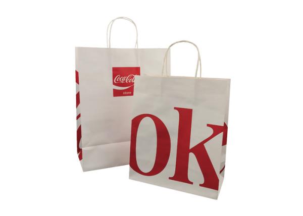 Buy cheap Unique Sustainable Personalised Paper Bags / Custom Printed Grocery Bags from wholesalers
