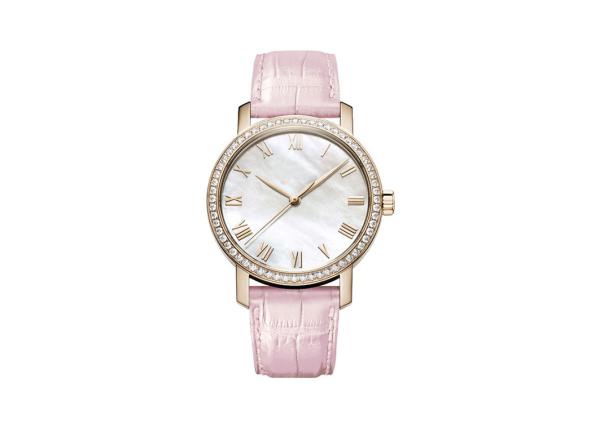 Buy cheap Quartz Movement Stones Gold Plated Womens Watches With 36mm Case Size from wholesalers
