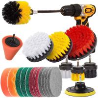 Buy cheap 22 Pieces Power Drill Brush Attachment with Polishing Attachment Cordless product