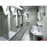 Buy cheap Temporary Construction Mobile Modular Container Toilet 60mm EPS Panel from wholesalers
