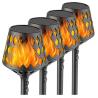 Buy cheap 2000mAh 117PCS LED Flickering Flame Solar Garden Lights from wholesalers