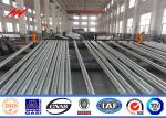 9 m - 100m Tubular Steel Utility Pole For Electrical Distribution Line Project