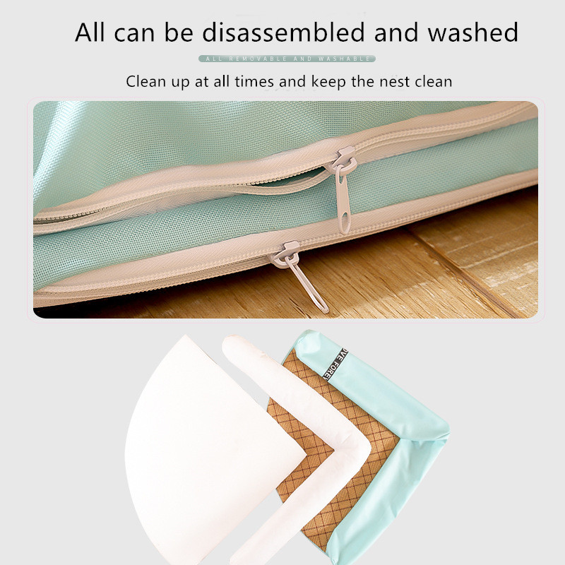 Removable Non Sticky 980g PET Bed Mat Products L Size 42cm*41cm*12cm
