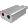 Buy cheap 480 Mbps 45mm Aluminum External USB 2.0 Audio Adapter from wholesalers