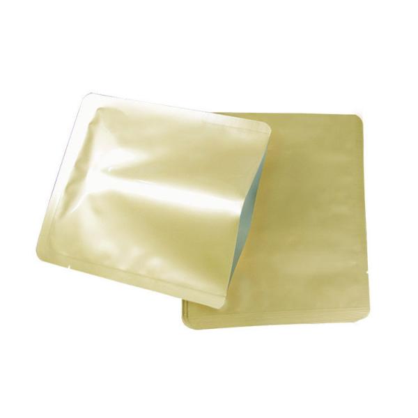 Buy cheap Aluminum Foil Flat Three Side Bag Printed Gold Aluminum Foil Bag from wholesalers